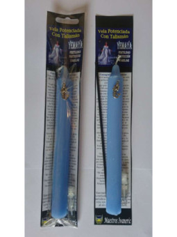 Vela Potenciada con Amuleto Yemaya, Fertilidad