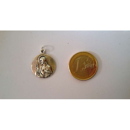 Medalla Sagrado Corazón y Virgen del Carmen