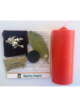 Velón Ritual Consagración Bruja Frum, Amor, Unión de Parejas