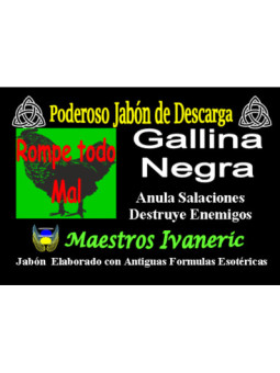 Jabón Esotérico de Propósito Gallina Negra