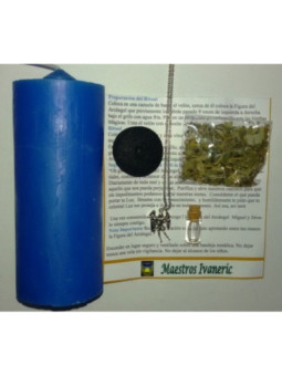 Velón Ritual Consagración Arcángel Miguel