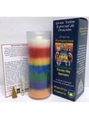 Velón Especial Potenciado Con Oración 7 potencias