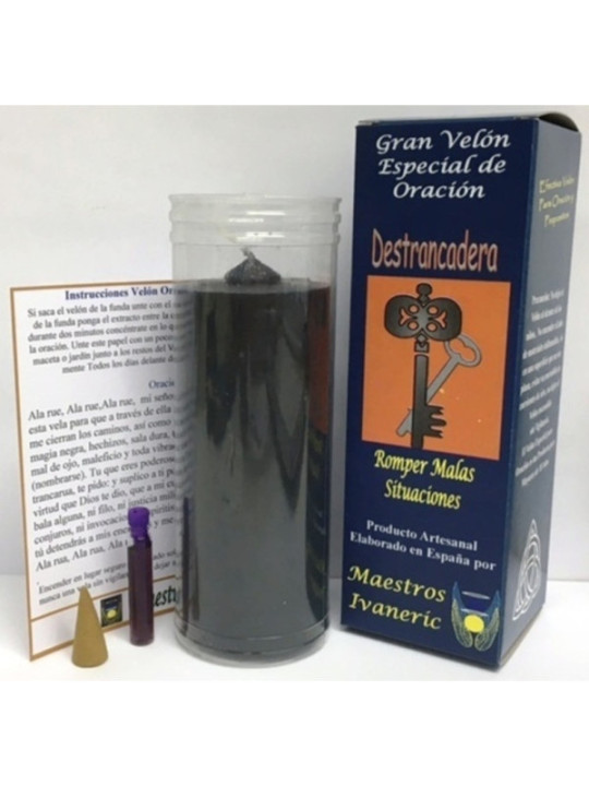 Velón Especial Potenciado Con Oración Destrancadera