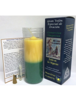 Velón Especial Potenciado Con Oración Comercios-Negocios