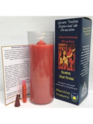 Velón Especial Potenciado Con Oración Anima Sola