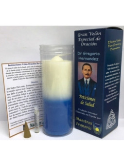 Velón Especial Potenciado Con Oración Gregorio Hernandez
