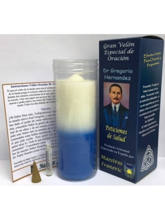 Velón Especial Potenciado Con Oración Gregorio Hernandez