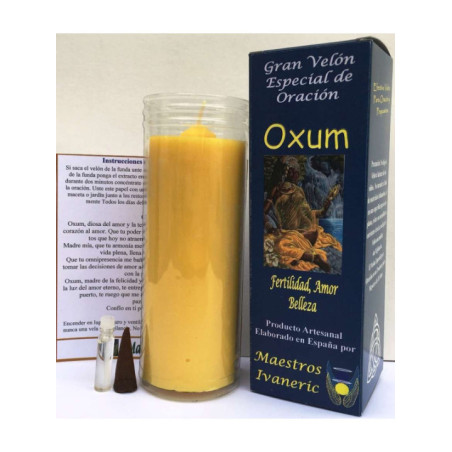 Velón Especial Potenciado Con Oración Oxum