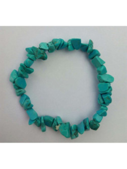 Pulsera Chip Mineral 7 Chakras, con Citrino