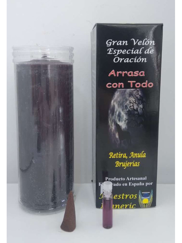 Velón Especial Potenciado Con Oración Arrasa con todo.
