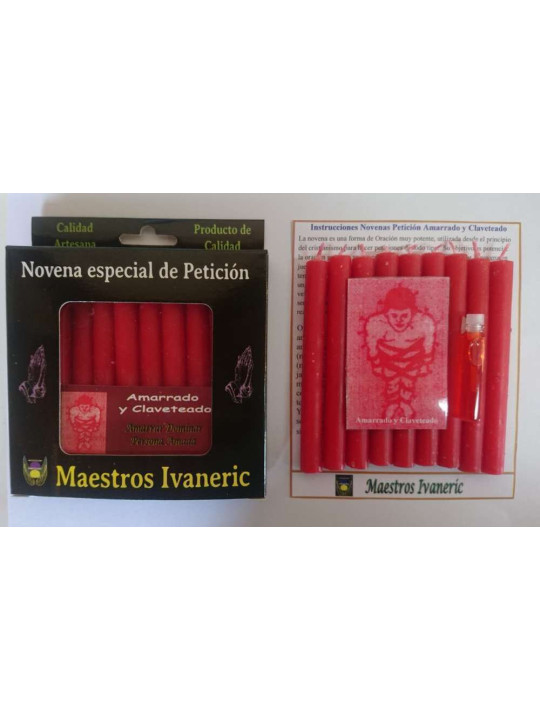 Novena Especial Potenciada Amarrado y Claveteado. Amarrar, Dominar