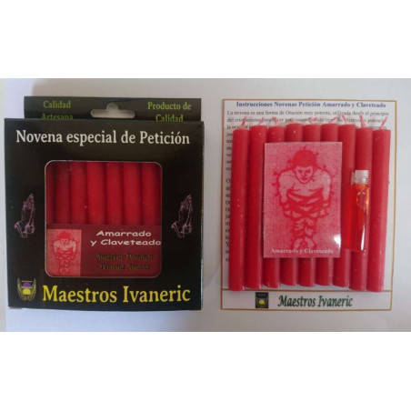 Novena Especial Potenciada Amarrado y Claveteado. Amarrar, Dominar