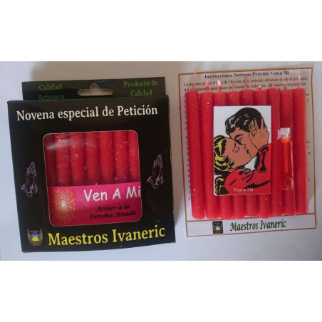 Novena Especial Potenciada Ven a Mi. Atraer a la Persona Amada