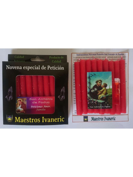 Novena Especial Potenciada Antonio de Padua, Peticiones Amor, Familia