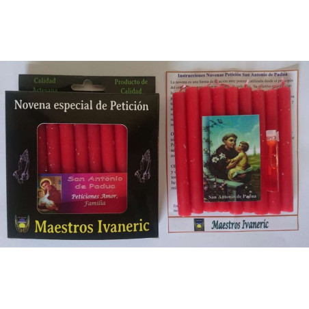 Novena Especial Potenciada Antonio de Padua, Peticiones Amor, Familia