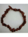 Pulsera Chip Mineral Venturina Naranja.