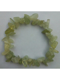 Pulsera Chip Mineral Calcita Amarilla