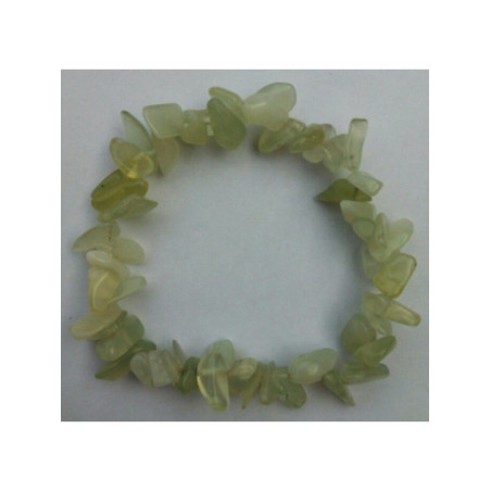 Pulsera Chip Mineral Calcita Amarilla