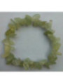 Pulsera Chip Mineral Calcita Amarilla