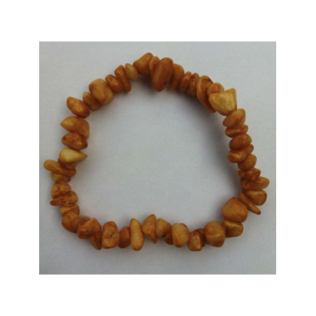 Pulsera Chip Mineral Jaspe Leopardo