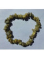 Pulsera Chip Mineral Agata Gris