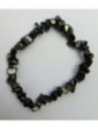 Pulsera chip Mineral Obsidiana Nevada
