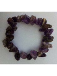Pulsera Cantos Rodados de 1 a 2cm Calcita Amarilla