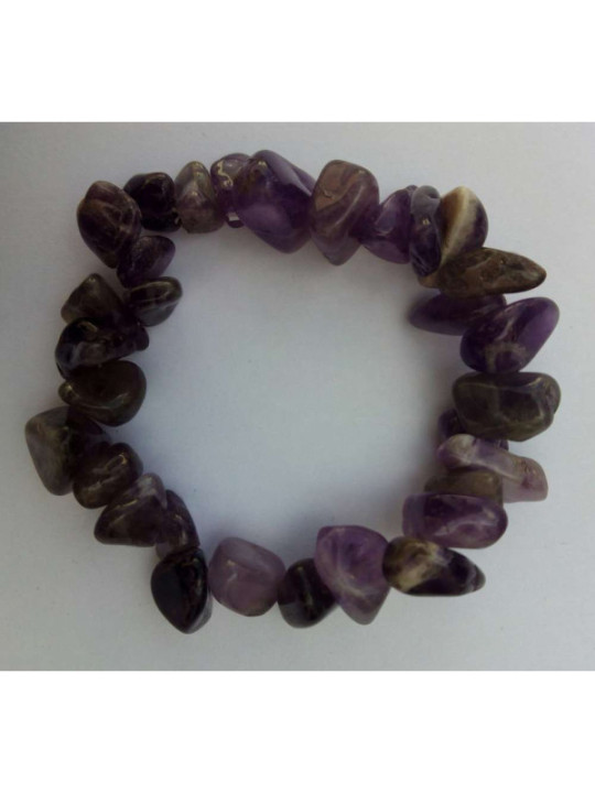 Pulsera Cantos Rodados de 1 a 2cm Calcita Amarilla