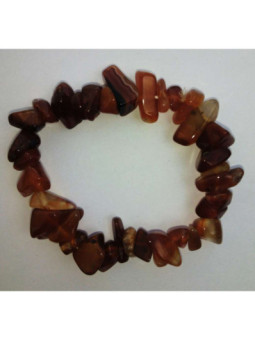 Pulsera Cantos Rodados de 1 a 2cm Cuarzo Cristal