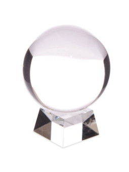 Bola Cristal 120 con Peana de Cristal