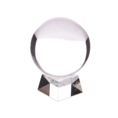 Bola Cristal 120 con Peana de Cristal