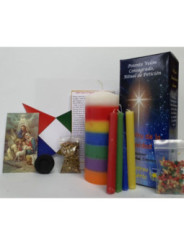 Potente Velón de Petición Espíritu de la Navidad