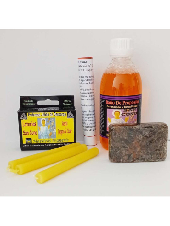 Completo Pack Baño Ritual de Propósito San Cono.