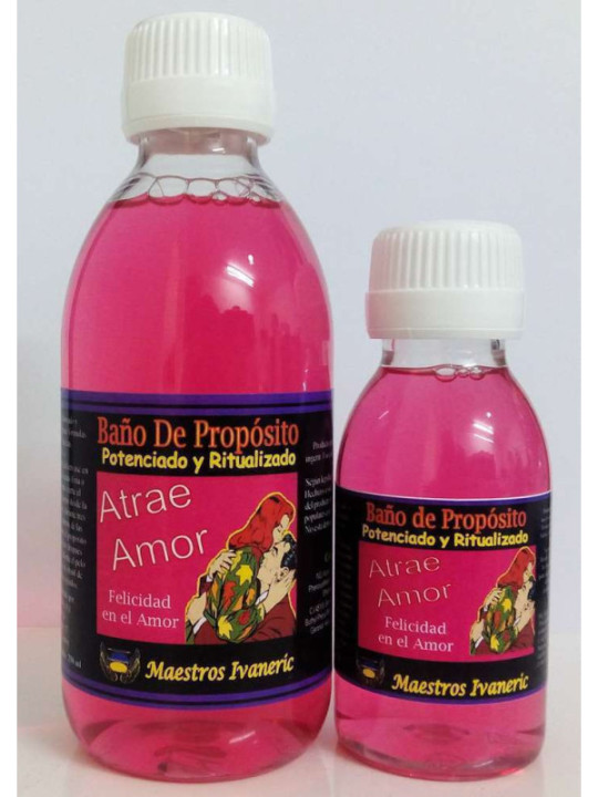 Oferta comprando 3 unidades. Baño de Propósito Atrae Amor 250ml.