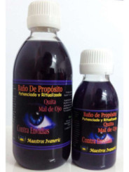 Oferta comprando 3 unidades. Baño de Propósito Contra Envidias y Mal de Ojo 250ml.