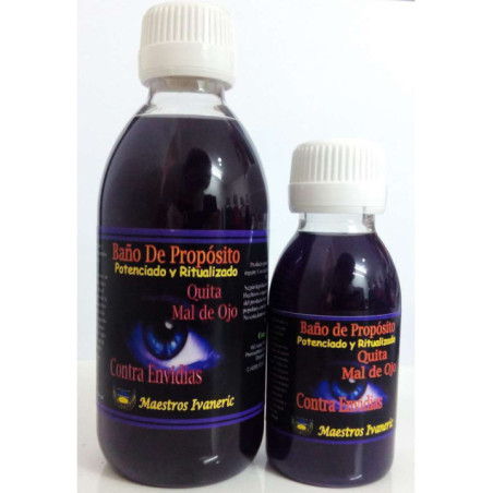 Oferta comprando 3 unidades. Baño de Propósito Contra Envidias y Mal de Ojo 250ml.