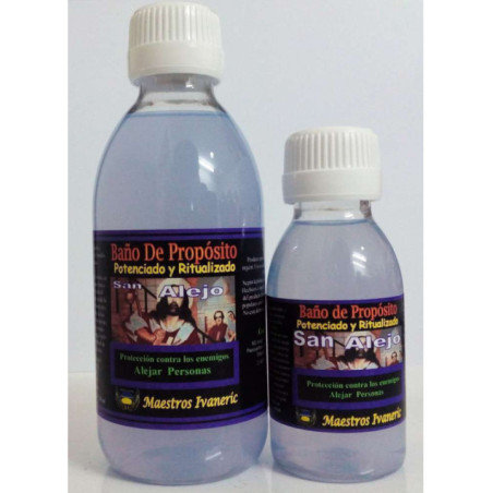 Oferta comprando 3 unidades. Baño de Propósito San Alejo, Alejar Enemigos 250ml.