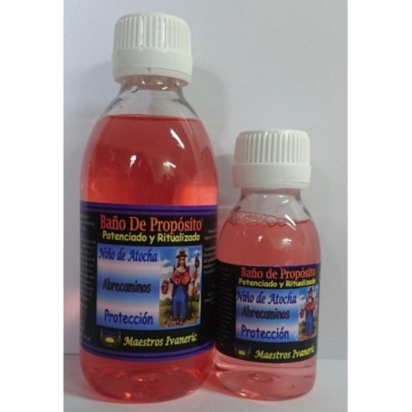 Oferta comprando 3 unidades. Baño de Propósito Abrecaminos Niño de Atocha 250ml.
