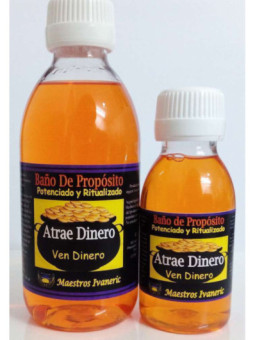 Oferta comprando 3 unidades. Baño de Propósito Atrae Dinero, Ven Dinero Ya 250ml.