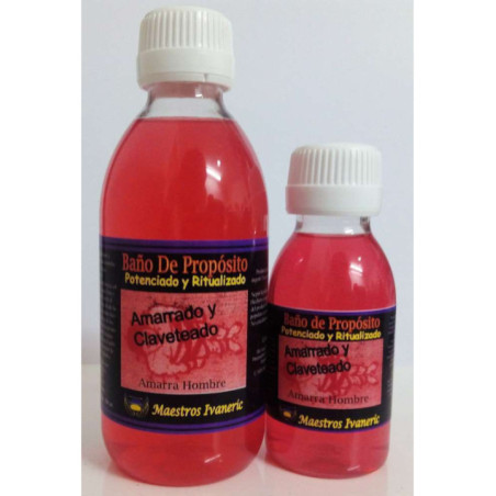 Oferta comprando 3 unidades. Baño de Propósito Amarrado y Claveteado 250ml