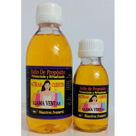 Oferta comprando 3 unidades. Baño de Propósito Atrae Clientes, Llama Ventas 250ml.