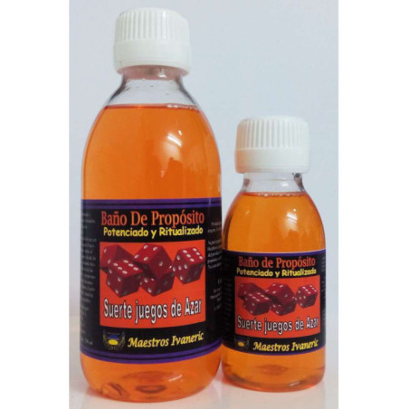 Oferta comprando 3 unidades. Baño de Propósito Suerte Juegos de Azar 250ml.