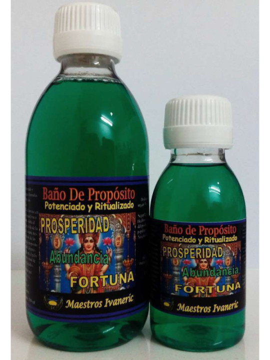 Oferta comprando 3 unidades. Baño de Propósito Prosperidad Abundancia Fortuna 250ml.