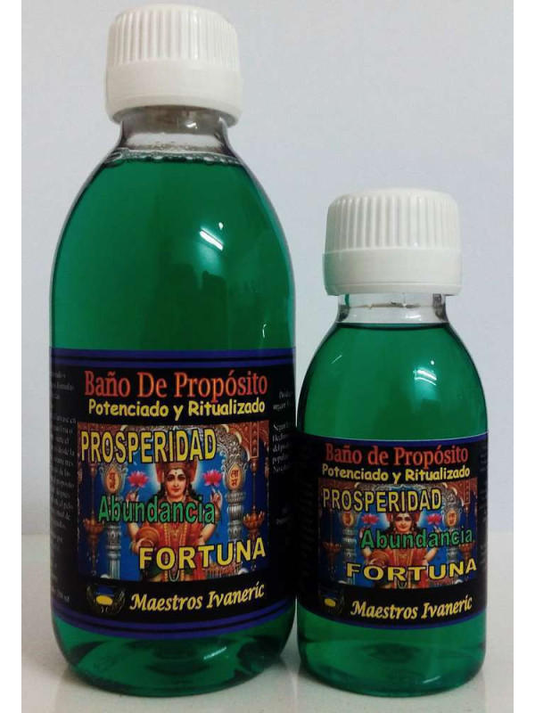 Oferta comprando 3 unidades. Baño de Propósito Prosperidad Abundancia Fortuna 250ml.