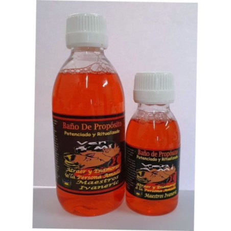 Oferta comprando 3 unidades. Baño de Propósito Ven a Mi, Atraer y Enamorar. 250ml