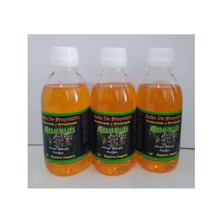 Oferta comprando 3 unidades. Baño de Propósito Hierbas Dulces 250ml