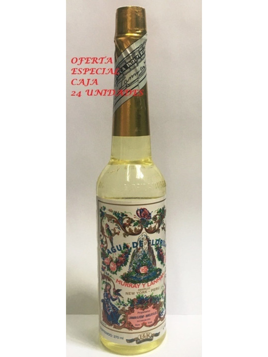 Caja 24 Unid. Agua Florida Murray & Lanman 270ml.