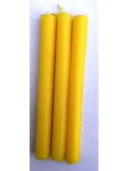 Vela Esotérica Especial 11 Cm Amarilla, 12 Unidades