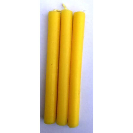 Vela Esotérica Especial 11 Cm Amarilla, 12 Unidades