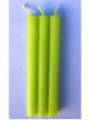 Vela Esotérica Especial 11 Cm Verde Claro, 12 Unidades